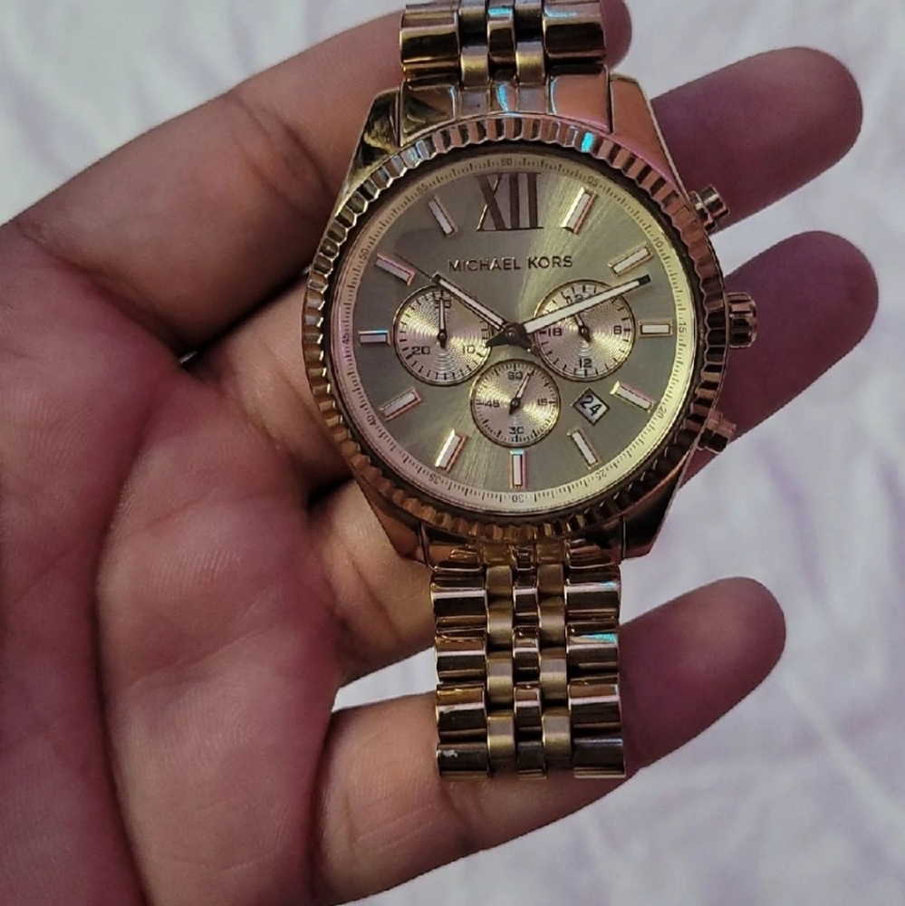 Michael Kors Lexington tone watch
